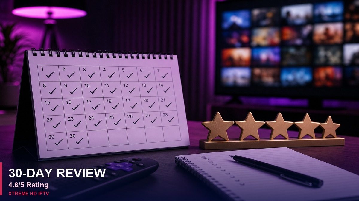 Xtreme HD IPTV Review: 4.8/5 After 30 Days Testing [2026]