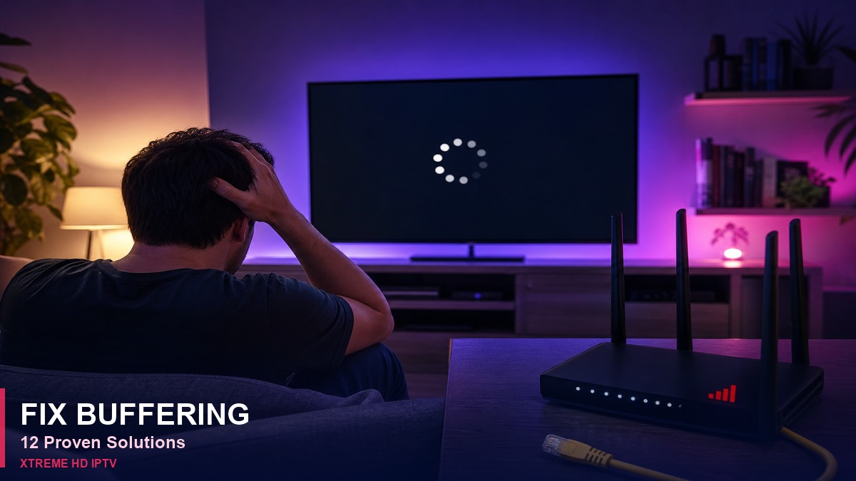 How to Fix IPTV Buffering — 12 Proven Solutions (2026)
